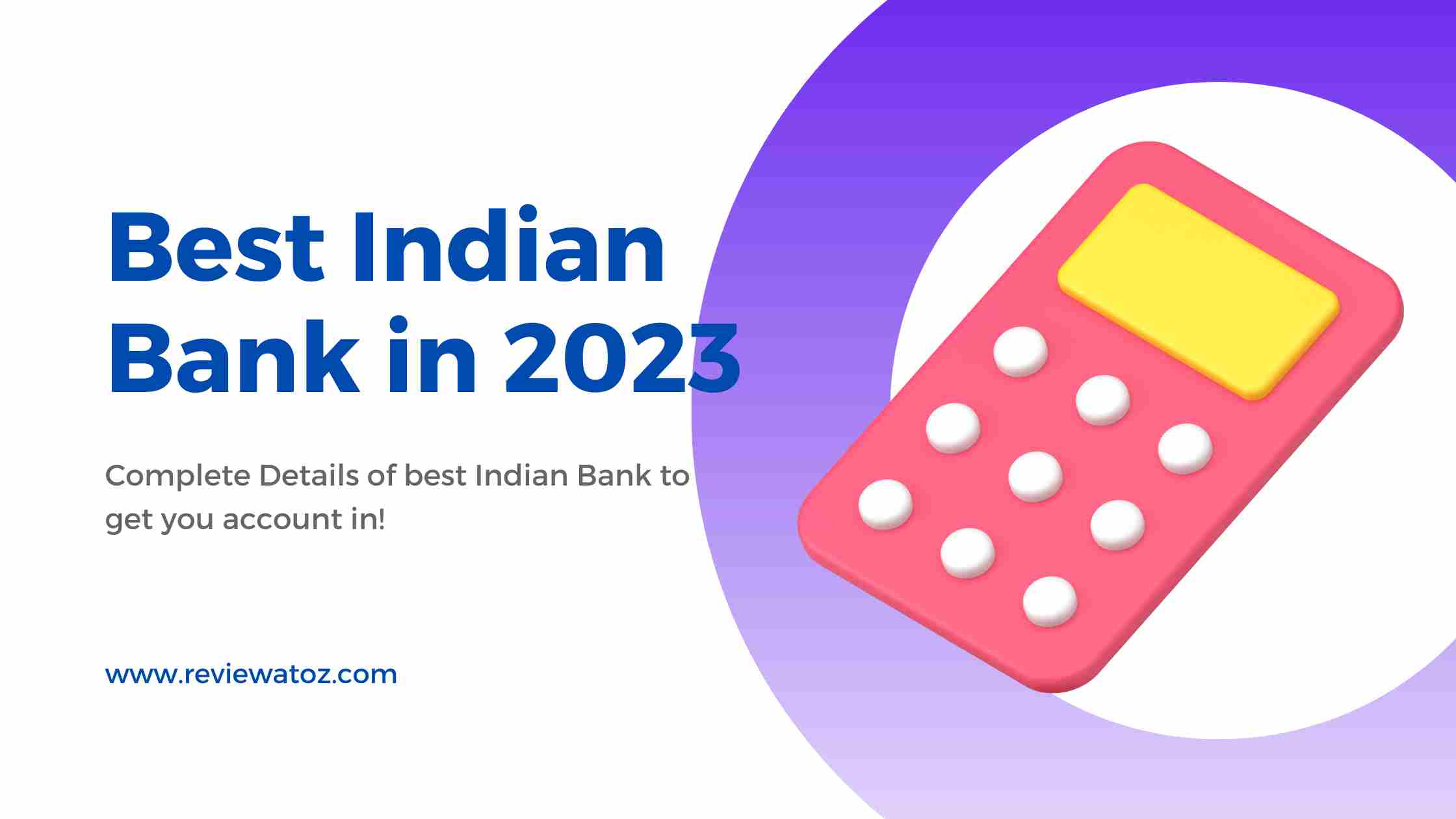 Best 5 Indian Banks