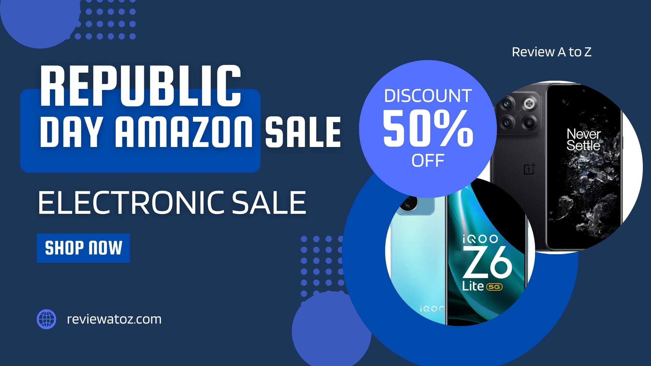 Amazon Republic Day Sale! 10% Discount and up to 50% off on Top 4 Mobile Phones, Grab it ASAP!